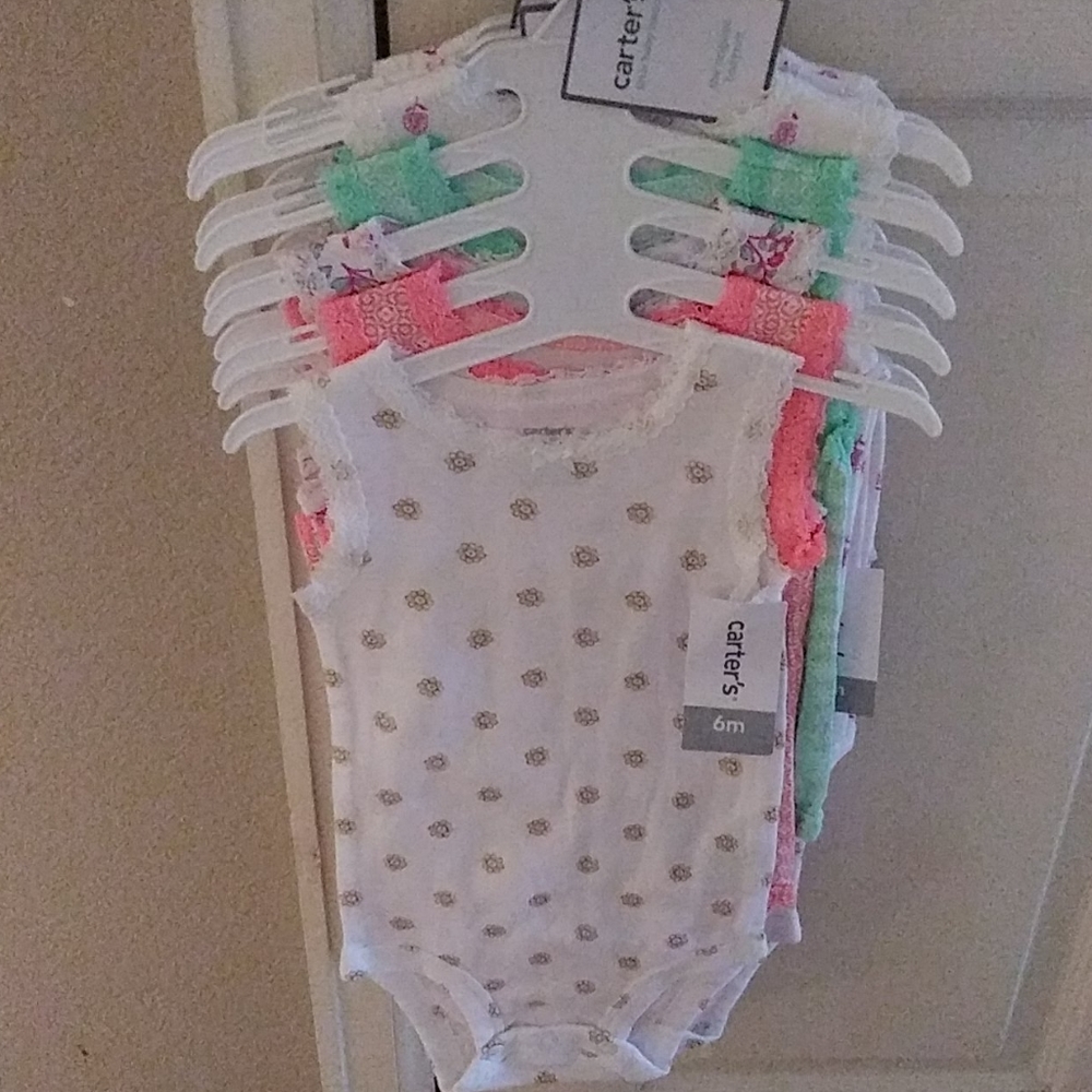 NWT Carter's set of onesies 3 6 and 9 month ava